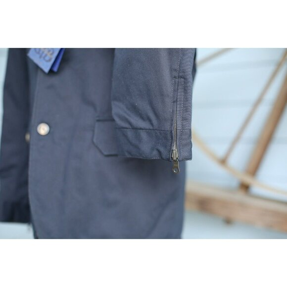 Brooks Brothers Golden Fleece Reversible Down Jacket Coat Navy/Grey sz L $995 - Picture 6 of 9